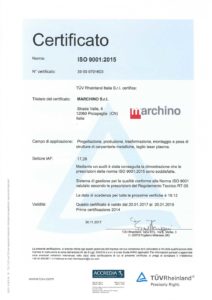 Certificato Marchino IT | Marchino S.r.l.